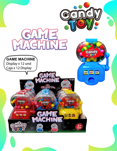 [EC] CANDY TOY GAME MACHINE - 12 UND