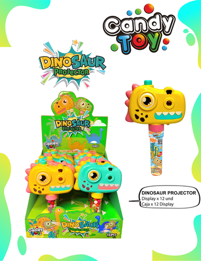 [EC] CANDY TOY DINOSAUR PROJECTOR - 1 UND