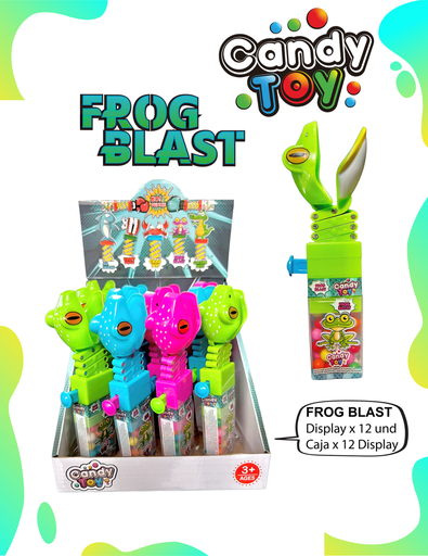 [EC] CANDY TOY FROG BLAST - 1 UND