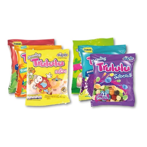 [EC1215] Trululu Surtido Favoritos 70G Und