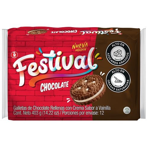 [EC1411] Galletas Festival Chocolate  Bs. 12X4
