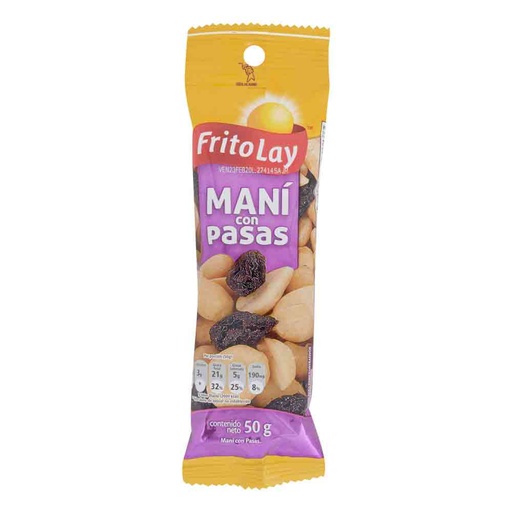 [EC1592] FRITOLAY MANI PASAS 50G X 12 - CAJA
