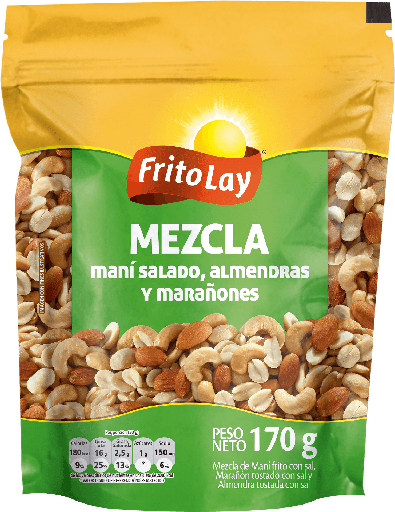 [EC1597] FRITOLAY MIX MEZC NUEC 170G